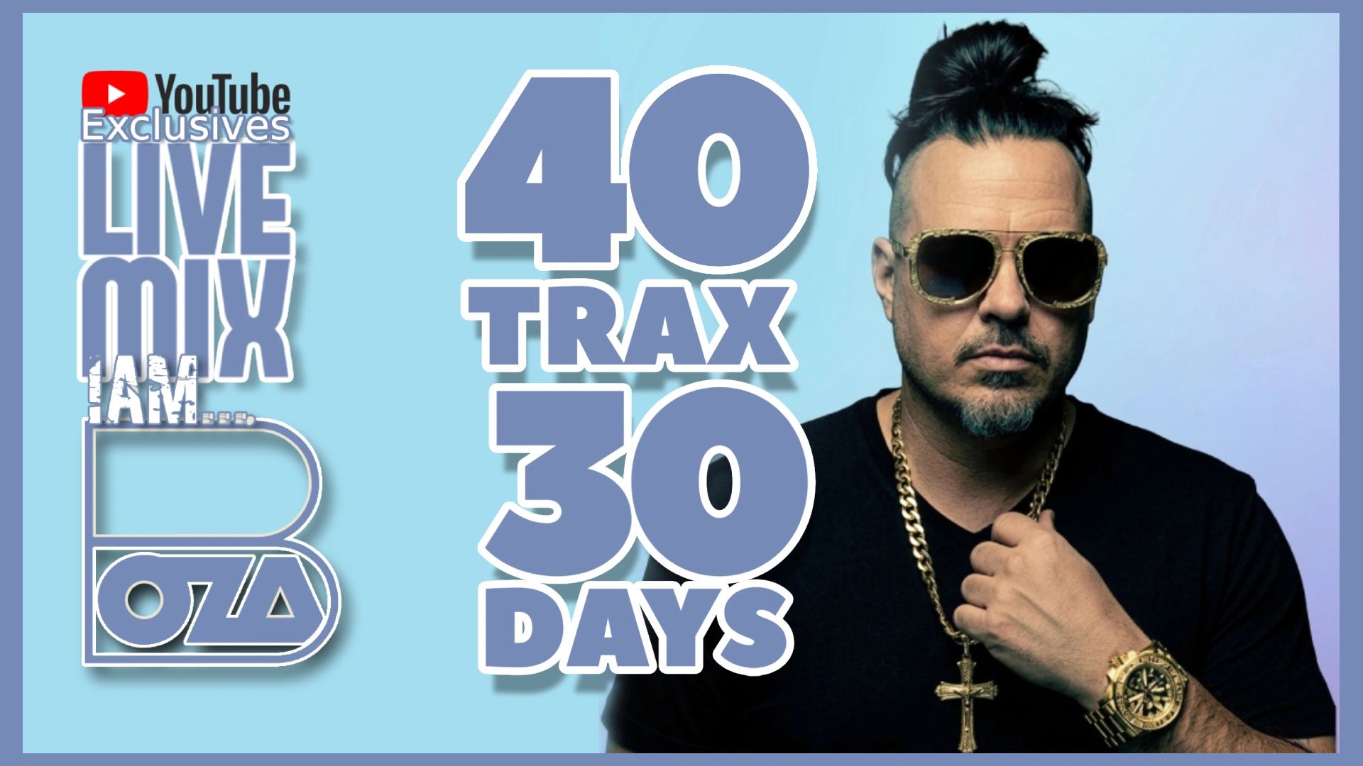 Dj BOZA Created 40 Tracks 30 Days, a Never before done mix by any dj producer world wide!
