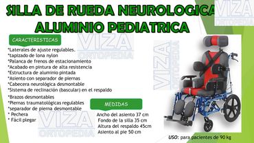 Silla d e Ruedas Neurológica pediátrica para adolescente.