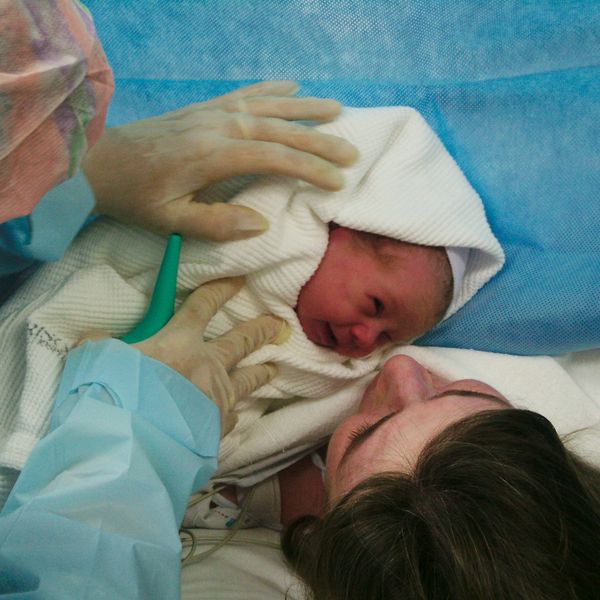 Sherri and daughter Cesarean Birth Postnatal Recovery Newborn Health Life with Baby Breastfeeding 