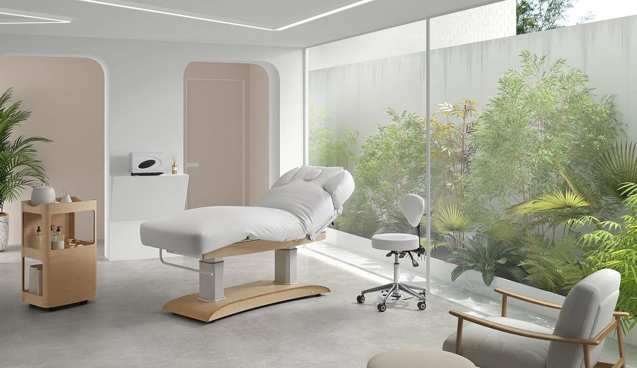 Spa-Inspired Serenity Nail Salon Interior Design