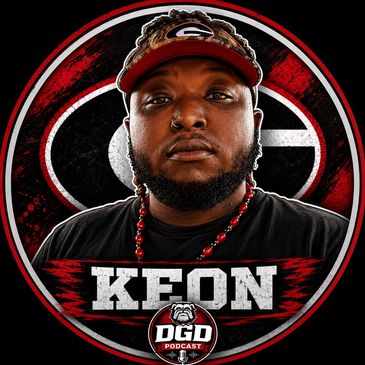 Portrait of a man with the text 'KEON' and 'DGD Podcast'.