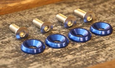 blue anodized washer screw kit for non hemi & clone valve cover