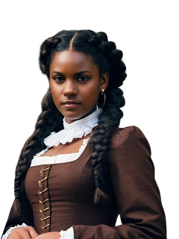 Kamila Héroïne Noire Puissante. La star de l'histoire. Black Love, Héroïne Badass