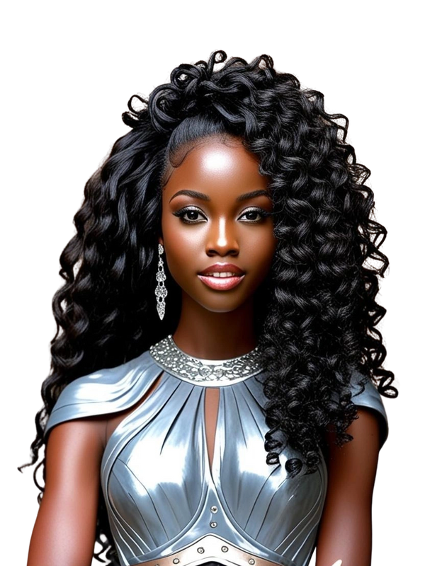 Héroïne Noire Puissante. Une femme Noire qui va changer son destin dans un monde fantasy. 