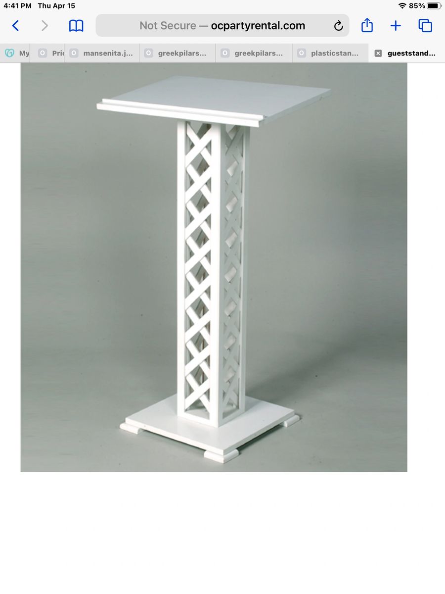 Guest book stand