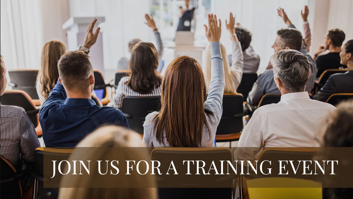 UPCOMING PREPARATIONINFO TRAINING EVENT 