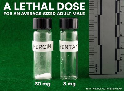 an image that represents fentanyl and heroine