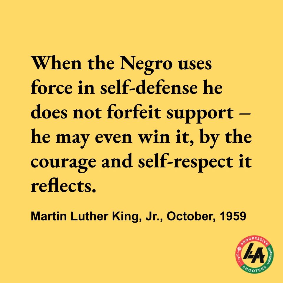 MLK was a gun owner who believed in self defense
