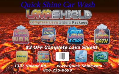 Scan the bar code on the pay terminal to receive $3 off the Lava Shield Package.