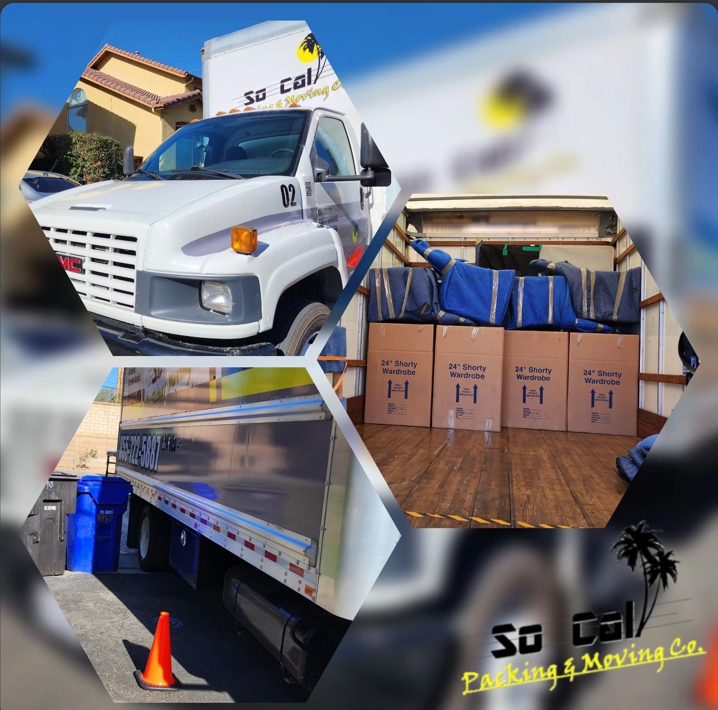 Moreno Valley moving company truck that services Riverside, Rancho Cucamonga, Beaumont, Menifee, 