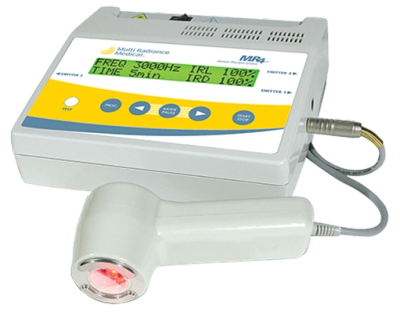 Laser machine used at Leland Chiropractic. 