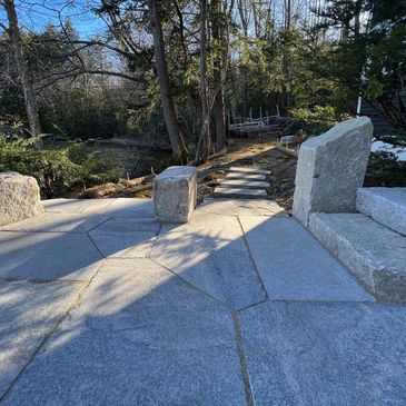 Korkin’s granite patio 