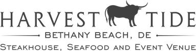 Logo of Harvest Tide steakhouse and seafood venue in Bethany Beach, DE.