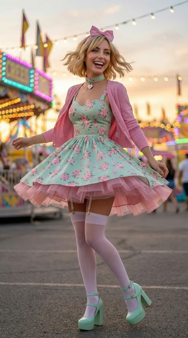 Sloane Duffy looking adorable at the carnival.