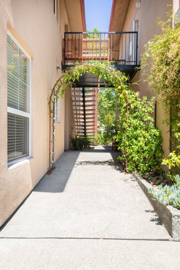 view from parking area