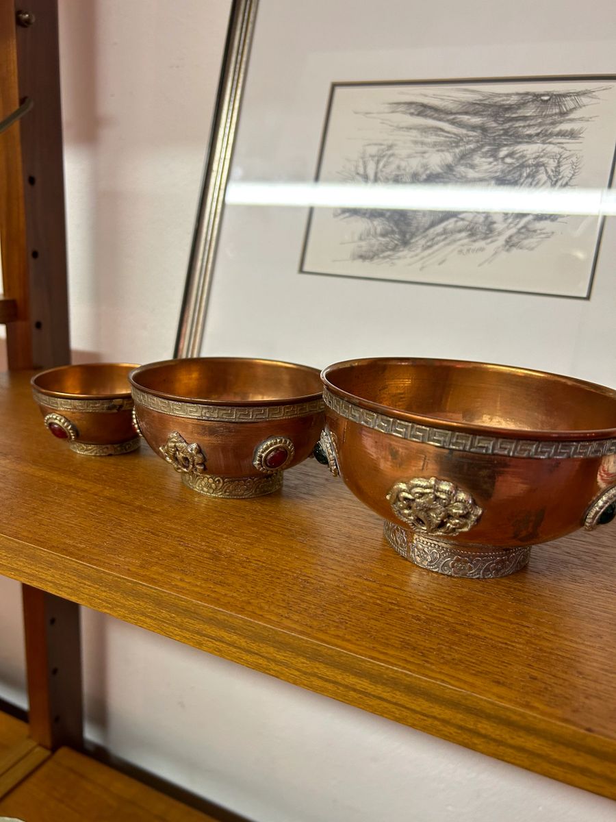 Copper Bowl Set