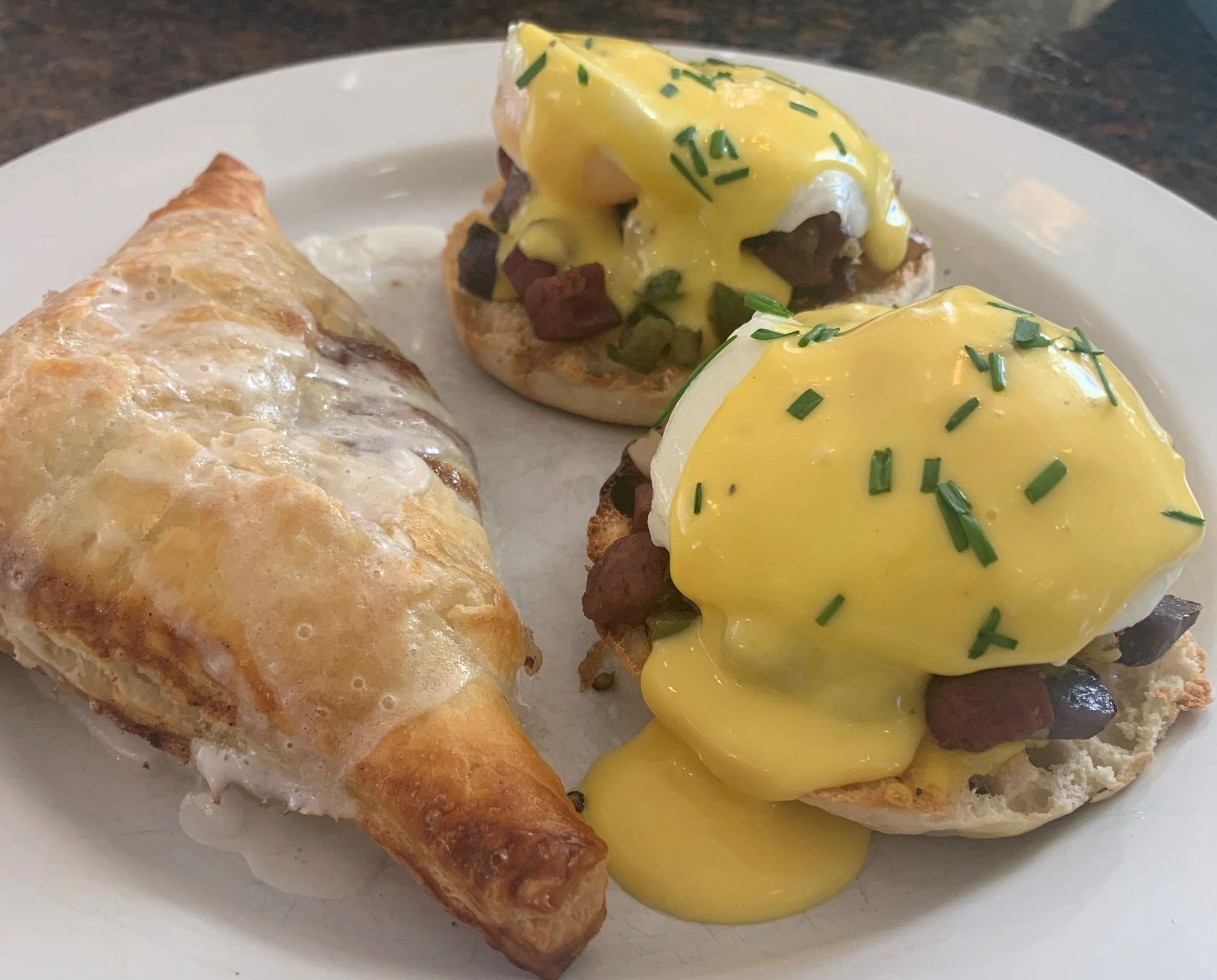 Apple Turnovers & Irish Eggs Benedict 