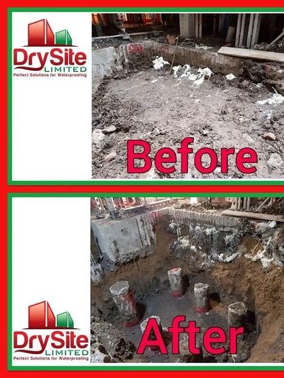 Before and after Ground Stabilisation 