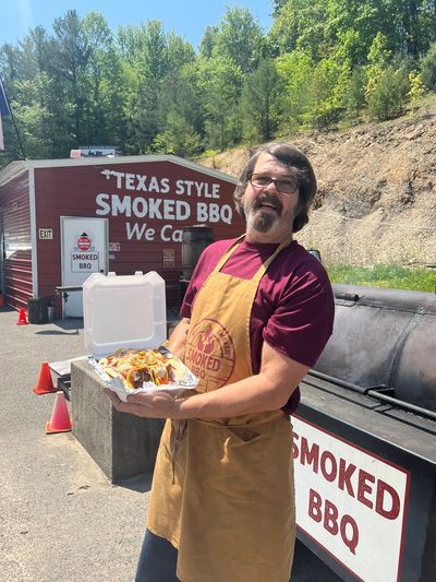 Smoked BBQ Loaded Nachos 