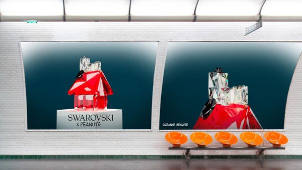 Oeuvre 3D - simulation de publicité