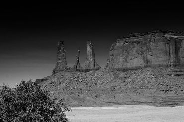 Three Sisters Monument Valley