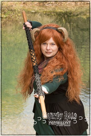 Cosplay at Austin Dam near the water.