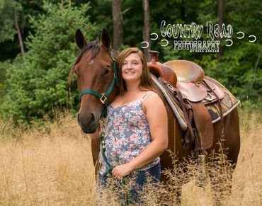 Girl and her horse.