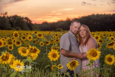 Sunflower engagement.