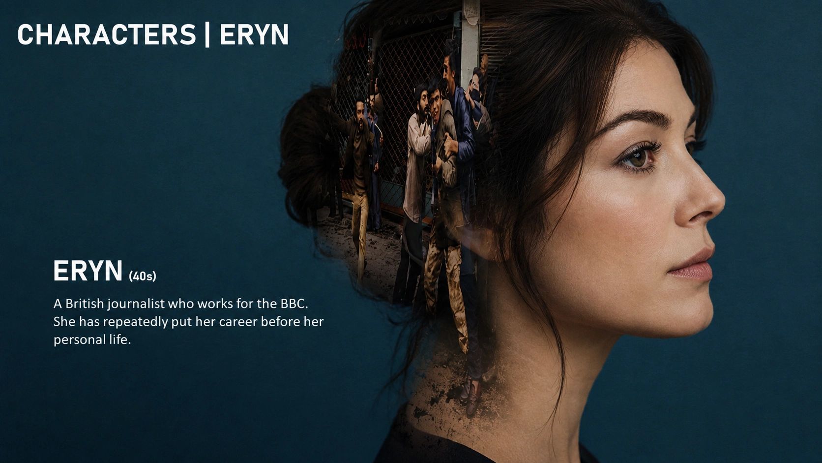 Profile of Eryn, a British journalist for the BBC.