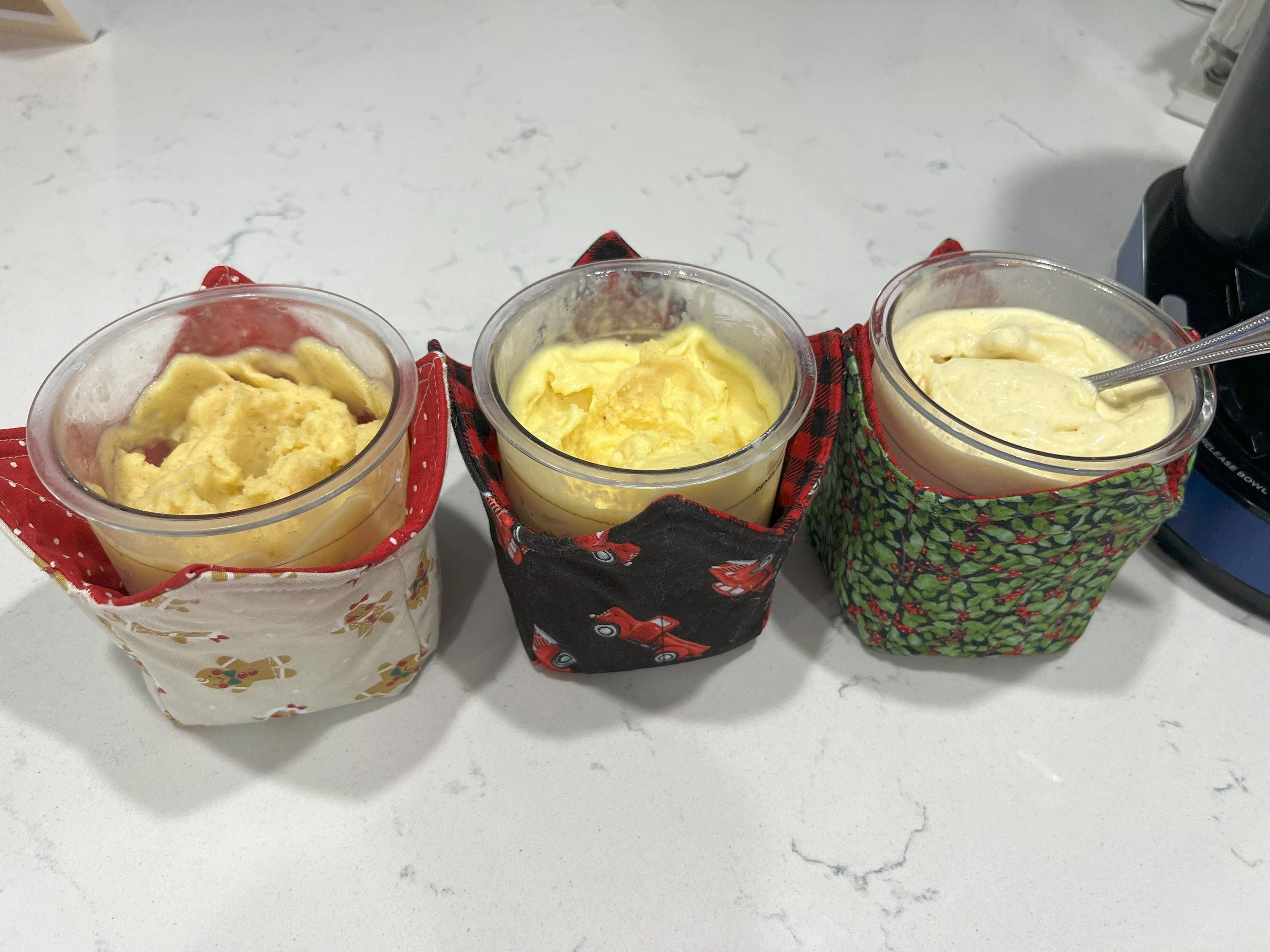 Ninja Creami Egg Nog Ice Cream recipe challenge.