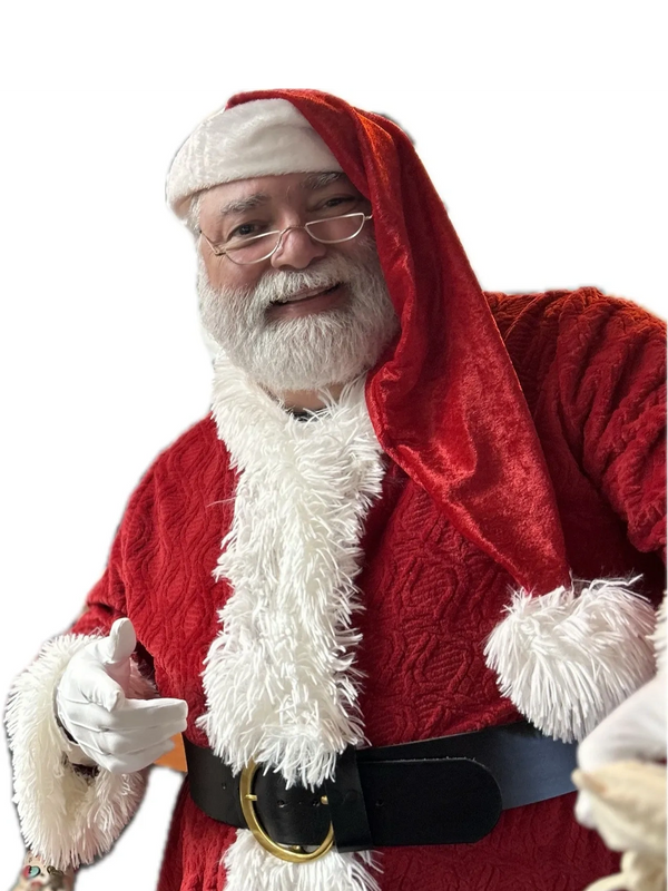 You caught Santa eating cookies!