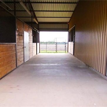17 plus acres,  3 stud stall attached.  