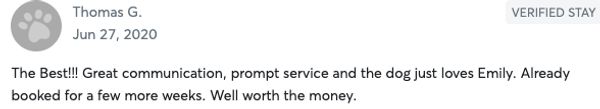 Client Review: Thomas G