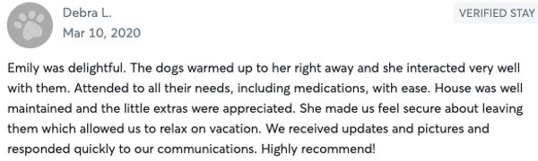 Client Review: Debra L