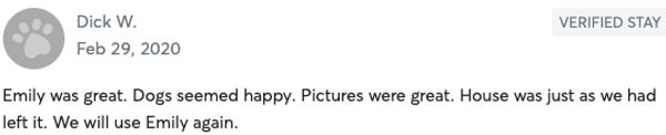 Client Review: Dick W
