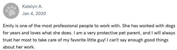 Client Review: Katelyn A