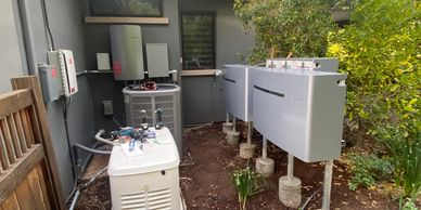 Enphase solar and battery with backup generator