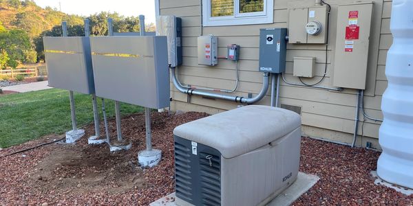 Solar, batteries and generator