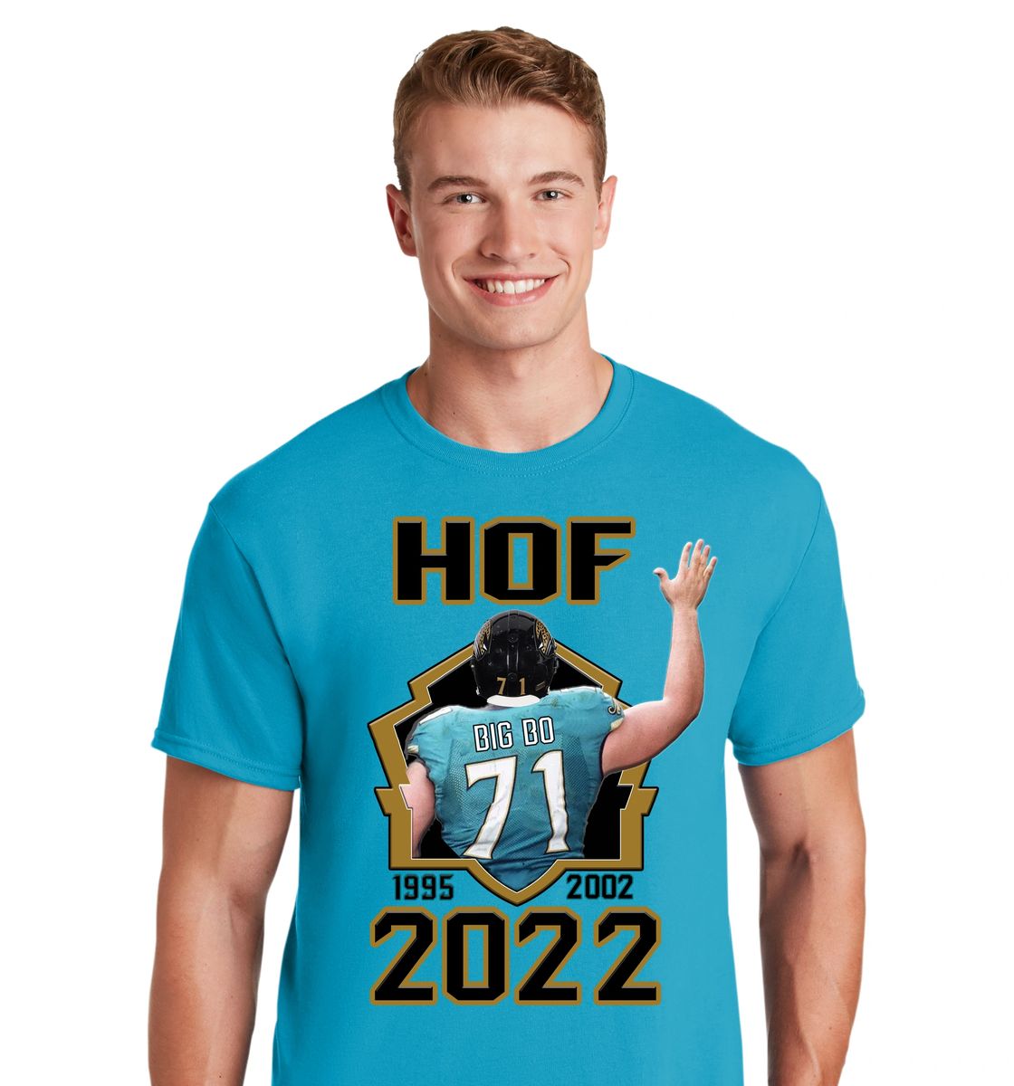 Tony Boselli - 'Big Bo' - Mad-Fans 2022 Hall of Fame Tee (color options  available) (Size: M, Color: TEAL)