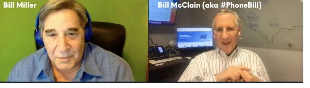  "CEO Success Stories with Bill Miller, featuring Bill McClain" live webinar.
