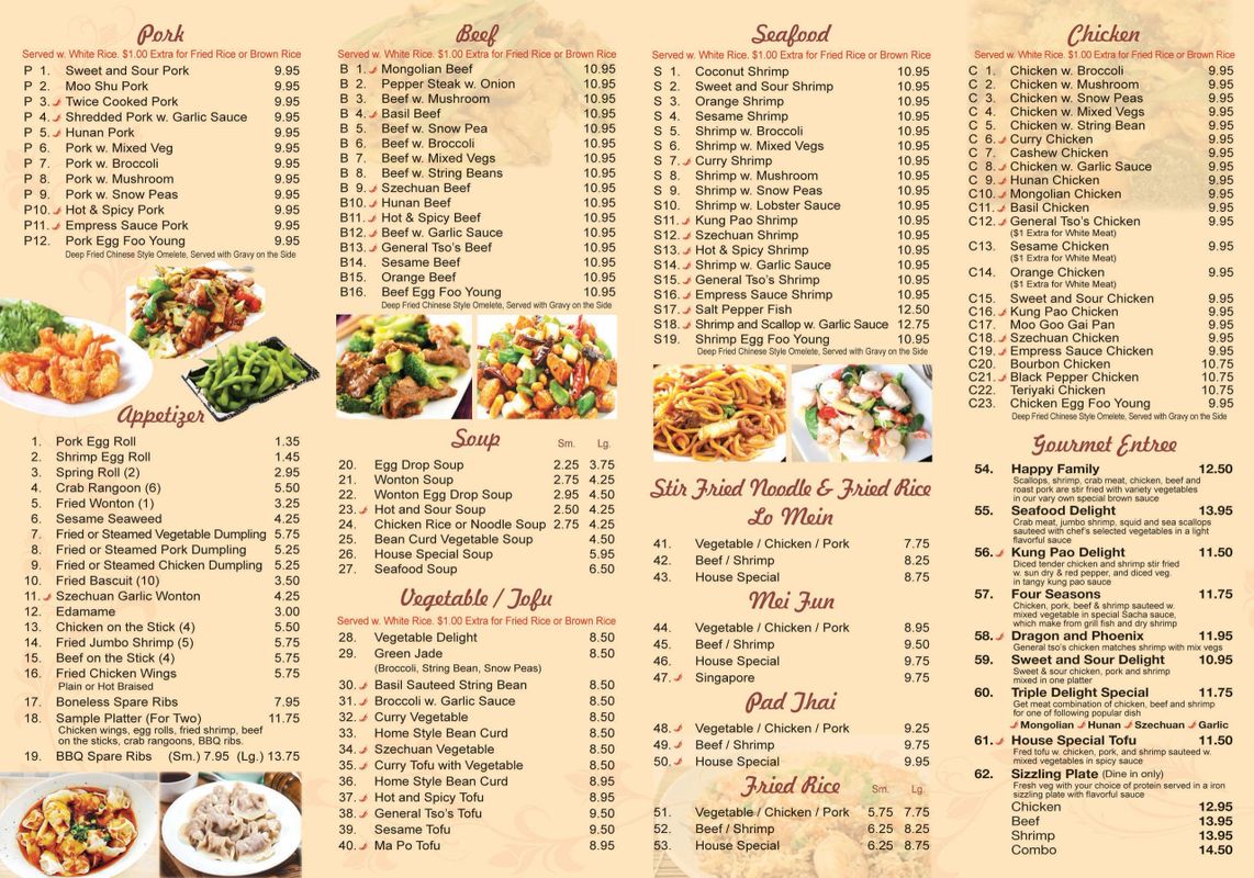 asian cuisine near me menu