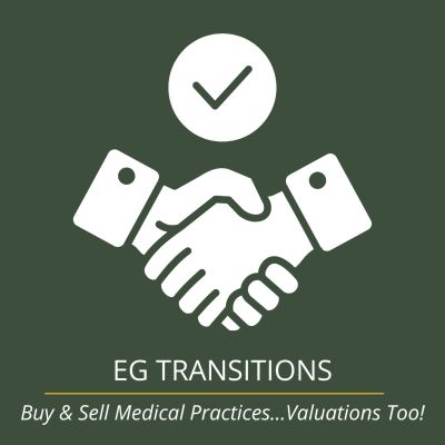 Logo de EG Transitions con apretón de manos y texto.
