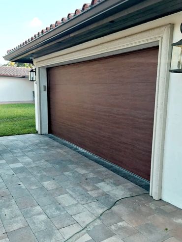 Frameless Garage Door Installation