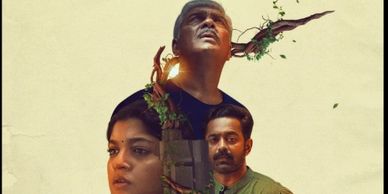 Depicting three main characters of kishkindha kandam movie