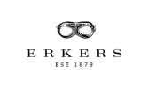 Logo of Erkers with glasses symbol.