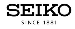 Seiko brand logo with the tagline since 1881.