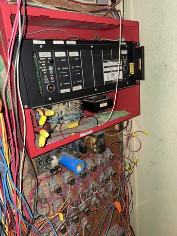 Fire Alarm Control Panel in need of need of wire repair service