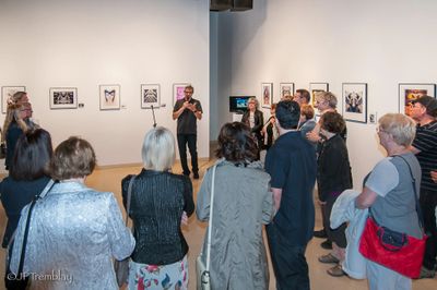 Vernissage au Centre des arts et de la culture de Chicoutimi le 2 juin 2016