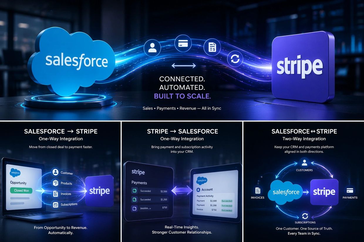 Salesforce and Stripe integration patterns