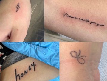 Tattoos. Fine line tattoos 